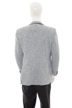Load image into Gallery viewer, 1970's Hammonton Park Grey and White Suit Jacket Size M