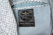 Load image into Gallery viewer, 1970's Hammonton Park Grey and White Suit Jacket Size M