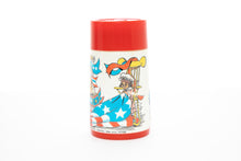 Load image into Gallery viewer, 1970's Walt Disney Bicentennial America on Parade Lunchbox and Thermos Set