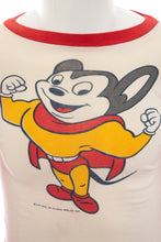 Load image into Gallery viewer, 1970's Mighty Mouse Raglan Tee Size S