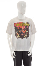 Load image into Gallery viewer, 1980's David Lee Roth White and Graphic Print Band Tee Size XL