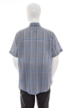 Load image into Gallery viewer, 1980's Levi's Gray Plaid Button Up Shirt Size L