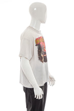 Load image into Gallery viewer, 1980's David Lee Roth White and Graphic Print Band Tee Size XL
