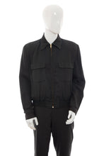 Load image into Gallery viewer, 1950's Two Tone Green Reversible Gabardine Ricky Jacket Size L