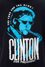Load image into Gallery viewer, 1990's Black and Blue Bill Clinton T-Shirt Size L/XL