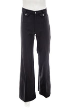 Load image into Gallery viewer, 1970's Black Bell-Bottom Pants Size 32