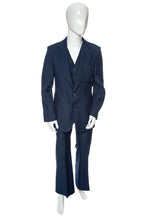 Load image into Gallery viewer, 1970's Angels Flight Navy Three-Piece Suit Set Size 40R/30