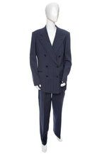 Load image into Gallery viewer, 1940's Fintex Navy Two Piece Suit Size L