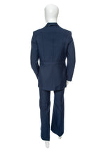 Load image into Gallery viewer, 1970's Angels Flight Navy Three-Piece Suit Set Size 40R/30