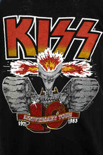 Load image into Gallery viewer, 1980's Creatures of the Night 1983 KISS Concert Tee Size M/L