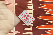 Load image into Gallery viewer, 1940's Wembley Multicolor Abstract Print Satin Tie