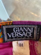 Load image into Gallery viewer, 1990’s Rare Versace Pope Print Jeans Size S/M
