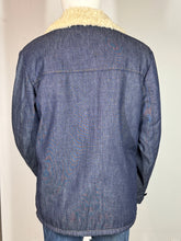 Load image into Gallery viewer, 1970&#39;s Sherpa Lined &quot;Raritan Sportswear&quot; Denim Coat - Size XL
