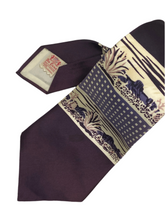 Load image into Gallery viewer, 1930&#39;s Deluxe Hollyvogue Southwestern Landscape Silk Tie
