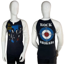 Load image into Gallery viewer, 1980 Def Leppard Rock Brigade Raglan Tee Size S
