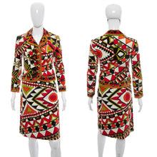 Load image into Gallery viewer, 1960&#39;s Emilio Pucci Velvet Abstract Print Skirt Suit Size S
