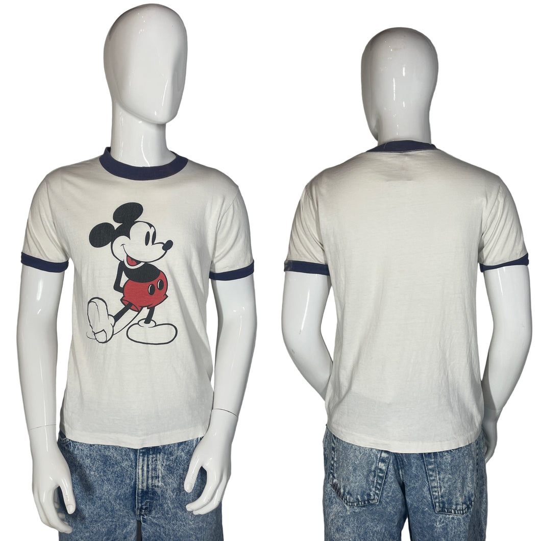 1980's Classic Mickey Ringer Tee Size S