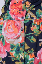 Load image into Gallery viewer, 1980&#39;s Floral Cotton Criss-Cross Dress - Size M
