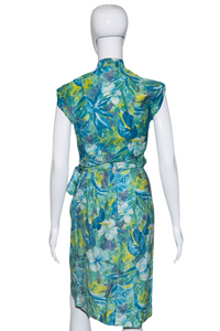 1950's Hawaiian Sarong Dress and Jacket Set Size S