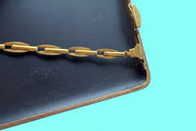 Load image into Gallery viewer, 1950’s Japanese Amita Mt Fuji Rickshaw Damascene 24K Gold Inlay Cigarette Case
