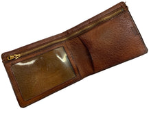 Load image into Gallery viewer, 1930's Art Nouveau Hand Tooled Leather Meeker Made Billfold
