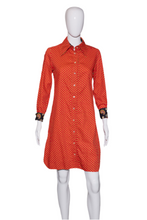 Load image into Gallery viewer, 1960&#39;s Geoffrey Beene Cotton Day Dress Size M
