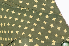 Load image into Gallery viewer, 1940&#39;s Green &amp; Chartreuse Capelet Day Dress - Size M

