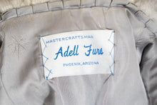 Load image into Gallery viewer, 1960&#39;s Gray Leather and Fur Coat size XL
