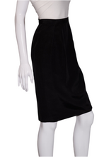 Load image into Gallery viewer, 1980&#39;s Sassy Black and White Skirt Suit Size S
