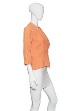 Load image into Gallery viewer, 1940&#39;s Peach Linen Paul Sachs Jacket Size M
