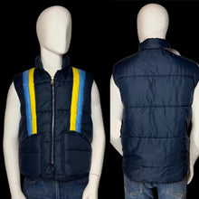Load image into Gallery viewer, 1980s Tri-Tone Puffy Ski Vest – Size L
