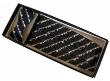 Load image into Gallery viewer, 1980s Hermes Night Skyscape Silk Cummerbund &amp; Bowtie Set
