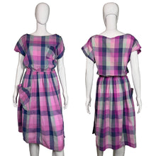 Load image into Gallery viewer, Plaid dress on a mannequin against a plain background
