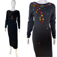 Load image into Gallery viewer, 1990’s Andrea Jovine Jeweled Knit Gown Size M
