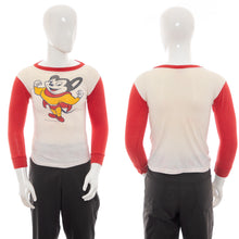 Load image into Gallery viewer, 1970&#39;s Allison MFG Cream and Red Mighty Mouse Tee Size S
