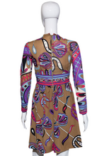Load image into Gallery viewer, 1960&#39;s Abstract Butterfly Mini Dress - Size S
