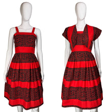 Load image into Gallery viewer, 1950&#39;s Betty Barclay Party Dress and Bolero Set- Size XS
