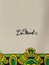 Load image into Gallery viewer, 1960&#39;s Don Manuel Screen Printed Poly Dress
