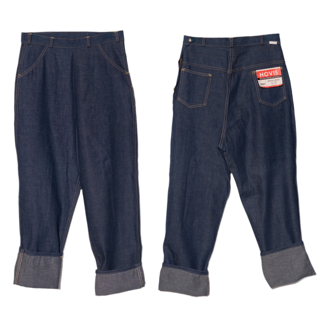 1950's Deadstock Ladies' Denim Jeans Size 31