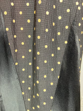 Load image into Gallery viewer, 1930s Black and White Polka Dot Gown – Size M
