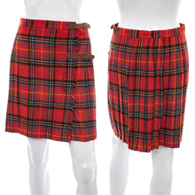 Load image into Gallery viewer, 1980&#39;s Dry Goods Red Plaid Skirt Size M
