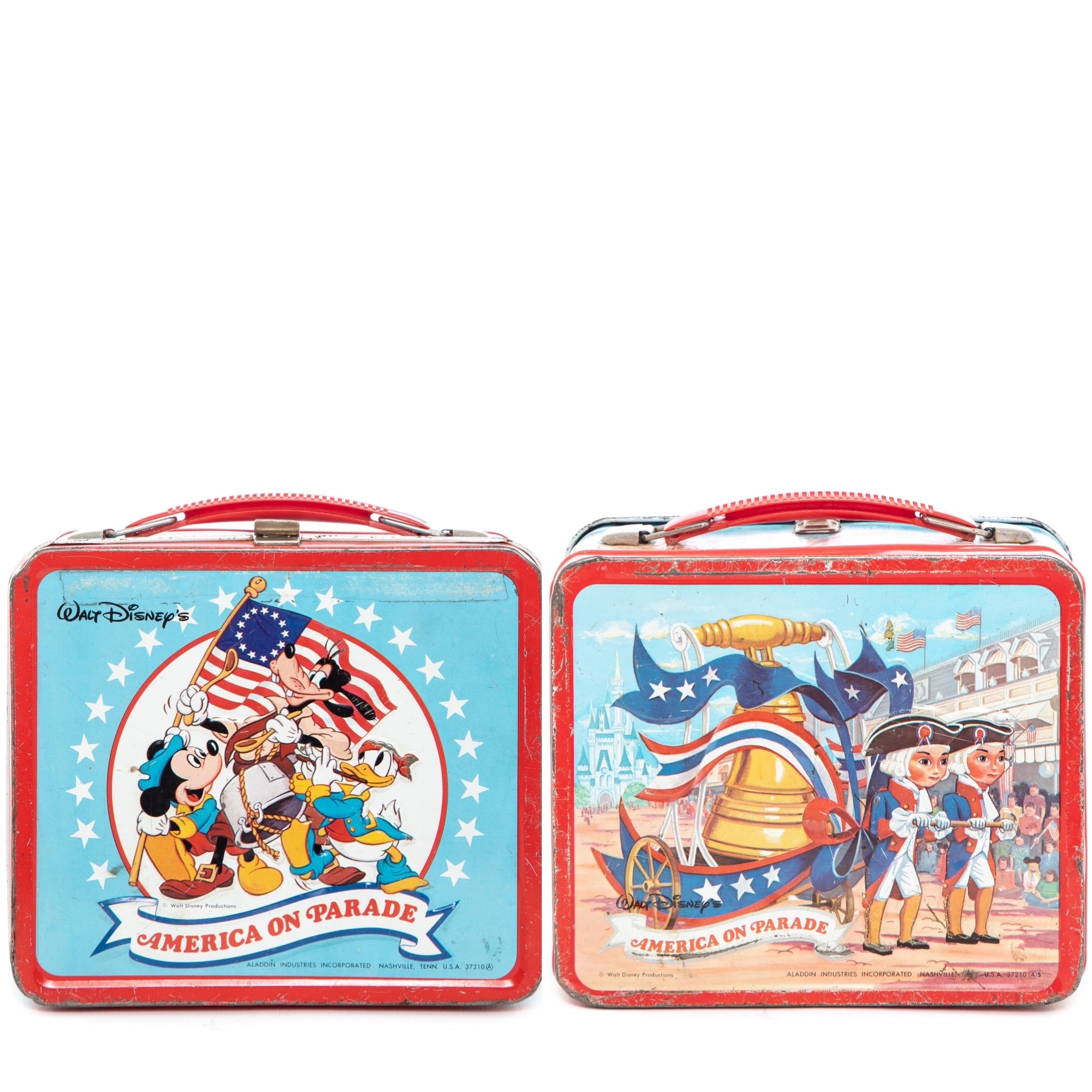 1970's Walt Disney Bicentennial America on Parade Lunchbox and