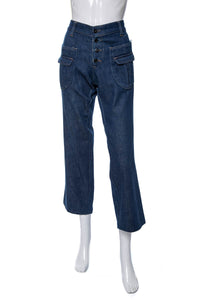 1970's Dark Wash Denim Jeans Size M/L