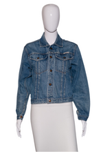 Load image into Gallery viewer, 1980&#39;s Gauchos Denim Jacket Size S
