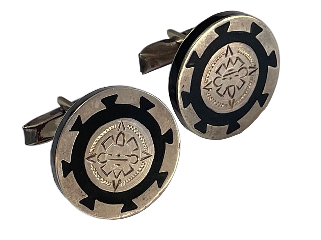 1950's Mexican Sterling Silver Cufflinks