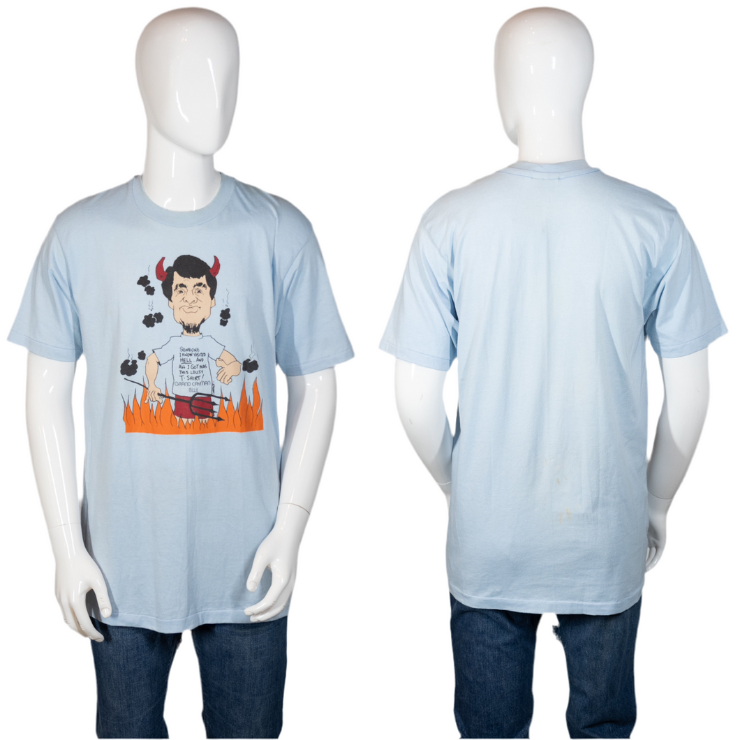 1980's Hell Cayman Islands Souvenir Tee Size L