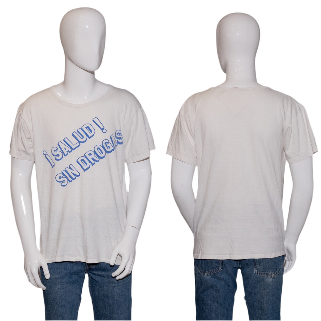 1980's Salud Sin Drogas Tee Size L