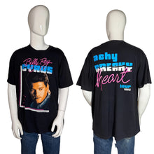 Load image into Gallery viewer, Black t-shirt with Billy Ray Cyrus graphic on a mannequin against a white background
