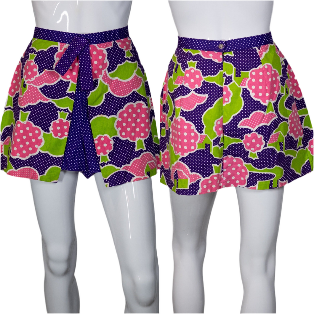1970's Mini Skirt/Skort Size M