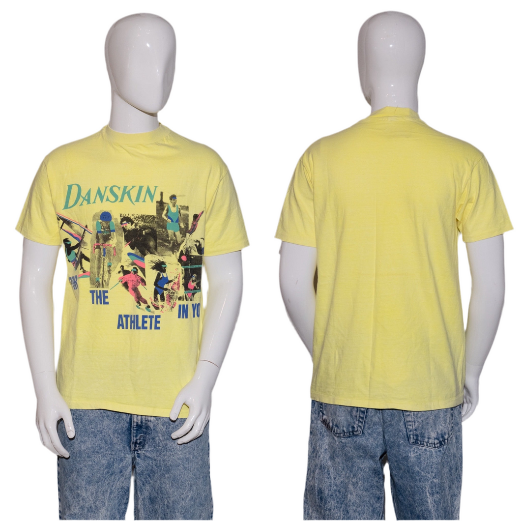 1980's Danskin Graphic Tee - Size L